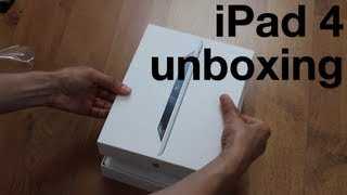 iPad 4 unboxing [upl. by Imiaj]