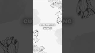 Cute and aesthetic painting ideas ☁️ aesthetic painting [upl. by Avrenim]