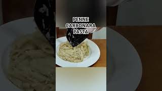 PENNE CARBONARA PASTA  BREAKFAST pasta carbonara breakfast love resepi 👇 [upl. by Massingill]