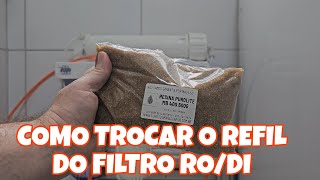 Como trocar o refil do filtro de RODI [upl. by Wearing380]