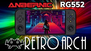 Best Way To Add RetroArch On Anbernic RG552 Handheld Video Game Console RetroPie Guy Setup Tutorial [upl. by Gustaf958]