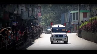 Narendra Modi  PRIME MINISTER OF INDIA  MOTORCADE  Aizawl Mizoram [upl. by Christoper534]