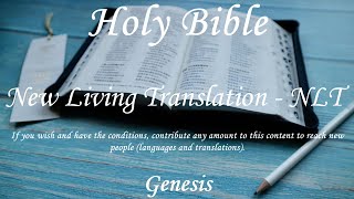 English Audio Bible  Genesis COMPLETE  New Living Translation NLT [upl. by Elburt]