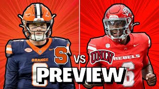 Syracuse vs UNLV  College Football Week 6 Game Preview [upl. by Autry359]