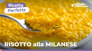 RISOTTO alla MILANESE – La ricetta storica del ristorante Boeucc di Milano 💛 [upl. by Sollars]