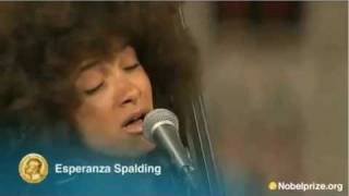 Esperanza Spalding  Nobel Peace Prize Performance [upl. by Akital196]