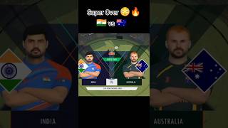 Super Over Between India vs Australia😳🔥 Who will winn Subscribe for next part shorts [upl. by Macswan]