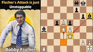 Fischers Attack is just unstoppable  Fischer vs Olafsson 1961 [upl. by Pierette829]