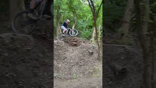 Trek Roscoe 7 dirt jumps coasters Middletown ohio [upl. by Nosraep]