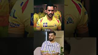 Virat vs Dhoni 1M trending viralshort virat dhoni [upl. by Ecaj]