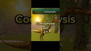 Coelophysis vs ornithomimys the cursed dinosaur isle [upl. by Nifares]