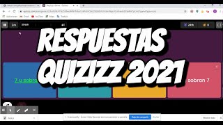 Como ver Respuestas en Quizizz Diciembre 2021 pero sin codigo shorts [upl. by Ainola]