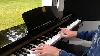 EDITH PIAF  EMPORTE PAR LA FOULE PIANO COVER [upl. by Kadner]