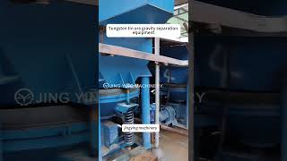 Tungsten tin ore gravity separation equipment jigger machine jigging machine gold jycrusher [upl. by Beverle341]