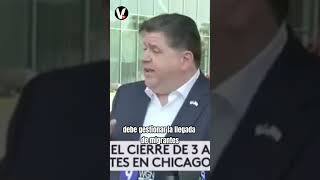 1500 MIGRANTES SON DESALOJADOS DE ALBERGUE EN CHICAGO [upl. by Enyawed832]