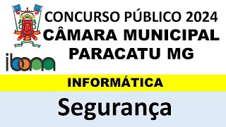 Segurança  Firewall  CONCURSO CÂMARA DE PARACATU MG 2024  Informática IBAM 2024  Banca IBAM [upl. by Adnilab603]