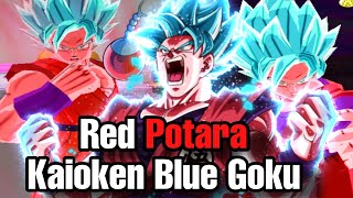 Red Potara KAIOKEN Blue Goku 10x POWER Dragon Ball Z Budokai Tenkaichi 3 Mods [upl. by Anitsihc]