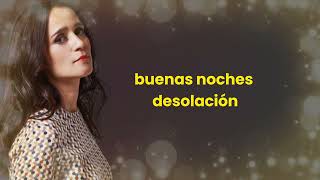 BUENAS NOCHES DESOLACION Julieta Venegas KARAOKE [upl. by Shani]