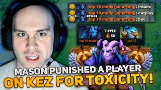 MASON on RIKI PUNISHED A PLAYER on KEZ FOR TOXICITY [upl. by Eeleimaj]