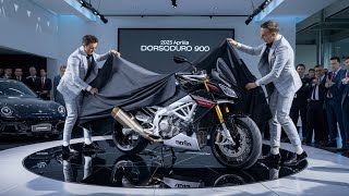 quot2025 Aprilia Dorsoduro 900  HighPerformance Supermoto Thrillsquot [upl. by Akinar]