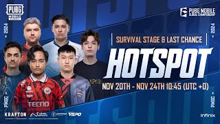 Survival Stage Hotspot  2024 PUBG MOBILE GLOBAL CHAMPIONSHIP [upl. by Latnahs285]