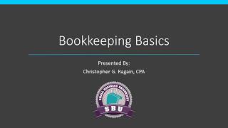 Bookkeeping Basics [upl. by Albric993]