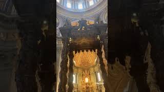 Astonishing Renaissance Architecture and Sculpture of St Peters Basilica Vatican Cathedral tour [upl. by Henarat]