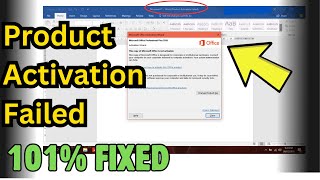 This copy of Microsoft Office is not Activated  Product Activation Failed [upl. by Elime]