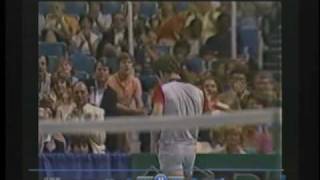 1982 Davis Cup SF McEnroe vs Wilander [upl. by Rosanne]