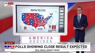 Analysis Recent US polling history and the 2024 path to victory for Trump and Harris [upl. by Cammy]