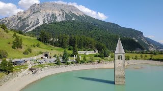 Reschenpass Passo di Resia 1507m  Alpen 2017 [upl. by Ocsic683]