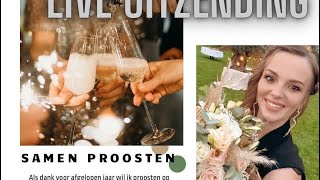 LIVE UITZENDING  Samen bloemschikken en proosten op afgelopen en het nieuwe jaar 🥂🌸 [upl. by Gareth]