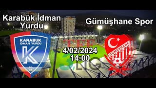 Tff 3 Lig 1 Grup 18 Hafta Karabük İY 10 Gümüşhane Spor Maçtan Önemli Anlar  Karabük [upl. by Crim]