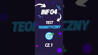 Teoria INF04 cz1 quiz [upl. by Akzseinga]