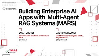 Building Enterprise AI Apps with MultiAgent RAG Systems MARS  TechCrunch Disrupt 2024 [upl. by Fromma252]