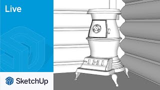 Modeling a Potbelly Stove Live with Aaron [upl. by Suiremed]