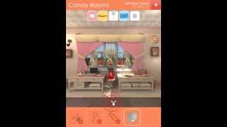 Candy Rooms Escape 4 Rose Sweet Walkthrough Funky Land キャンディ・ルームズ 04 ローズスイート [upl. by Elak]