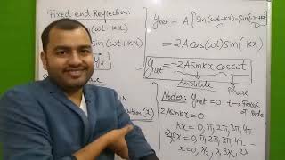 position of nodes and antinodes in standing wave [upl. by Joycelin]