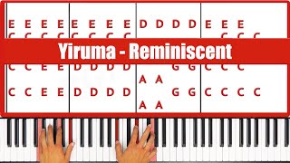 Reminiscent Piano  How to Play Yiruma Reminiscent Piano Tutorial [upl. by Spiegelman]