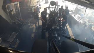 Antron Brown Warmup from Top Fuel Wing [upl. by Viehmann]