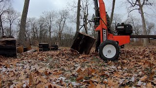 AMAZING MODIFIED LOG SPLITTER [upl. by Leund]