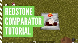 How To Make A REDSTONE COMPARATOR In Minecraft Plus What It Does amp How To Use It [upl. by Ataymik]