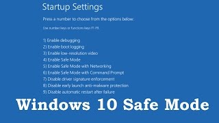 How to Boot into Safe Mode On Windows 10 3 Ways [upl. by Nillek]