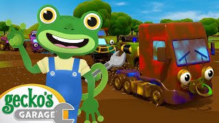 10 Muddy Trucks Sing Along  Geckos Garage  Trucks For Children  Cartoons For Kids [upl. by Amling644]