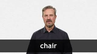 How to pronounce CHAIR in American English [upl. by Khanna]