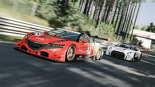 Nissan GTR R35 GT3 vs Honda NSX GT3 Track Day l Assetto Corsa Ultra Realistic Graphics 4k 2024 [upl. by Short559]