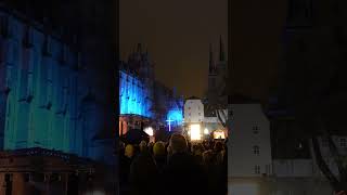 Das Vaterunser zum Martinsfest auf dem Domplatz Erfurt [upl. by Orelle]