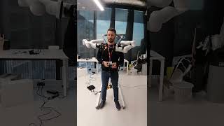 quotDr Octopusquot demo of two wearable supernumerary robotic arms [upl. by Anaiv637]