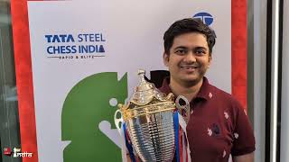 National Rapid and Blitz 2024 Champion  GM Diptayan Ghosh dominates Tata Steel Festival Blitz Open [upl. by Eirbua]