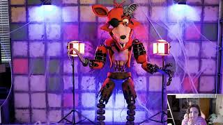 Live reaction of WICKED MAKERS build a REAL WITHRED FOXY animatronic [upl. by Lat]